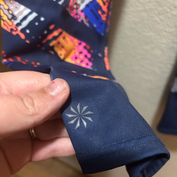 Athleta Multicolor Patterned Leggings - Picture 3 of 6